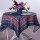 Tablecloth - 33 - Blue/Red, Size: 210x140, მასალა: პოლიესტერი