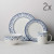 Set (8 pcs) - Indigo - Porcelain - BlueTabla Set (8 pcs) - Indigo - Porcelain - BlueTabla