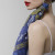 Silk Scarf - Meidani - Blue/Golden