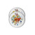 Plate (2 pcs) - Pomegranates garden - 19cm Plate (2 pcs) - Pomegranates garden - 19cm