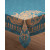 Tablecloth - Bagrationi - Turquoise - Polyester, ზომა: 210 x 140 სმ, Material: Polyester, 2 image