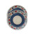 Plate (2 pcs) - Pomegranates - Blue Paisley - 25cm