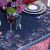Tablecloth - 33 - Blue/Red, Size: 140x140, მასალა: პოლიესტერი, 3 image