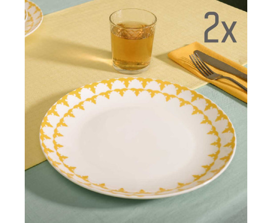 Plate (2 pcs) - Mariam Martha - Porcelain - 25cm