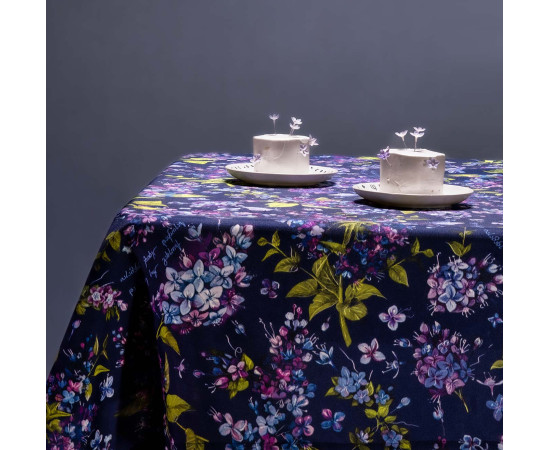 Tablecloth - Lilac - Purple, ზომა: 140 x 140 სმ, Material: Polyester