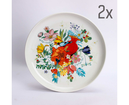 Plate (2 pcs) - Pomegranates garden - 19cm