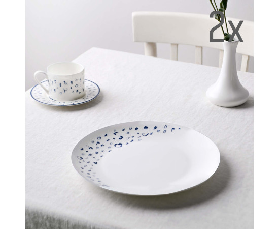 Plate (2 pcs) - Zen - Porcelain - 25cm