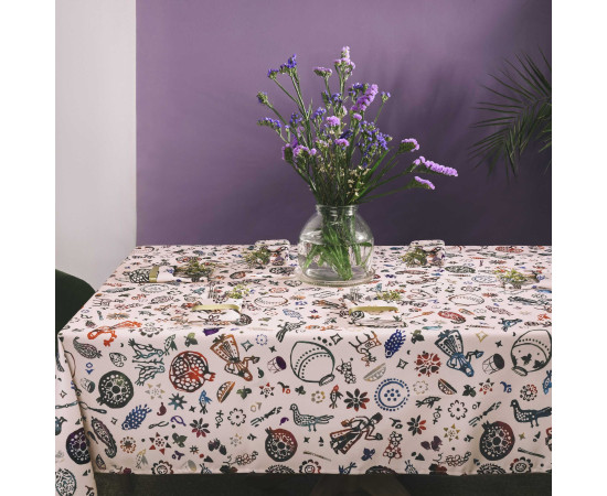 Tablecloth - Qimerioni, ზომა: 140 x 140 სმ, Material: Polyester