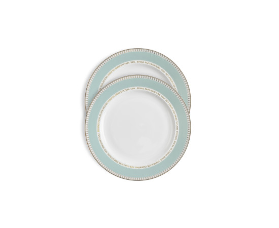 Plate (2 pcs) - Bardzimi - Porcelain - 20cm