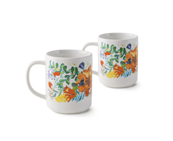 Mug (2 pcs) - Pomegranates garden