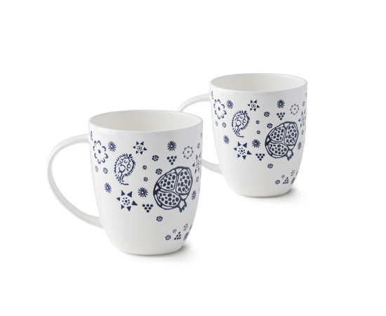 Mug (2 pcs) - Meidani - Porcelain - 10cm