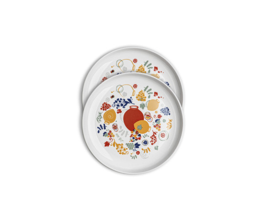 Plate (2 pcs) - Qvevrebi - 19cm