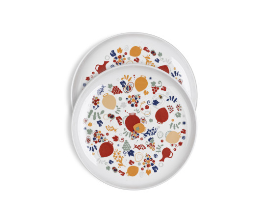 Plate (2 pcs) - Qvevrebi - 24cm