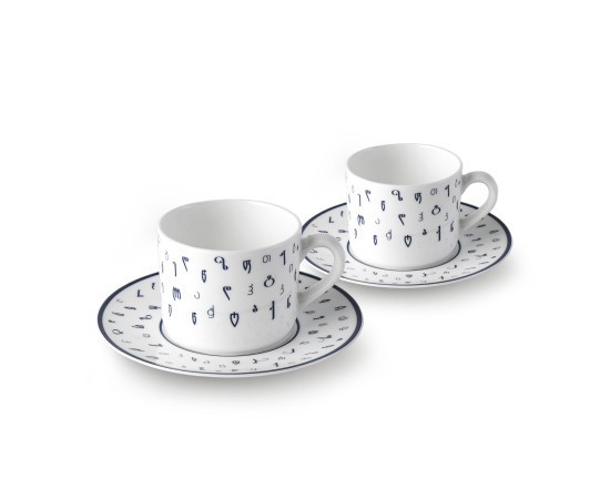 Cup (2 pcs) - Shin - Porcelain - 7cm