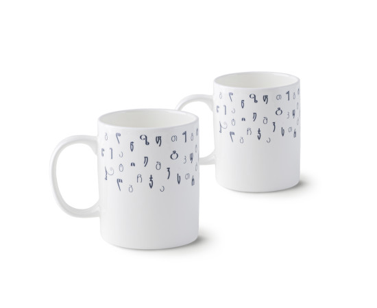 Mug (2 pcs) - Shin - Porcelain - 10cm