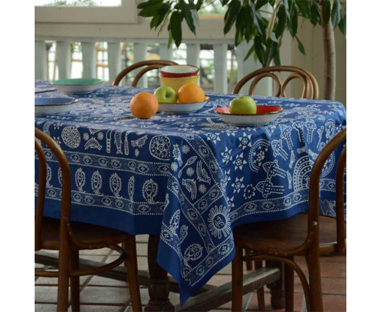 Tablecloth - Meidani - Blue - BlueTabla, ზომა: 210 x 140 სმ, Material: Polyester