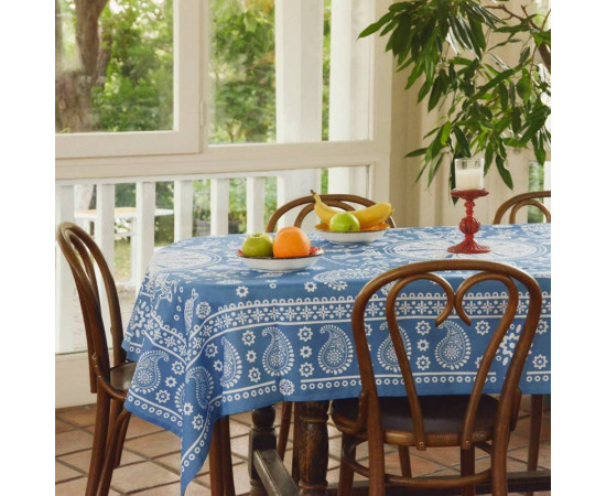 Tablecloth - Kala - Baby Blue, Material: Cotton