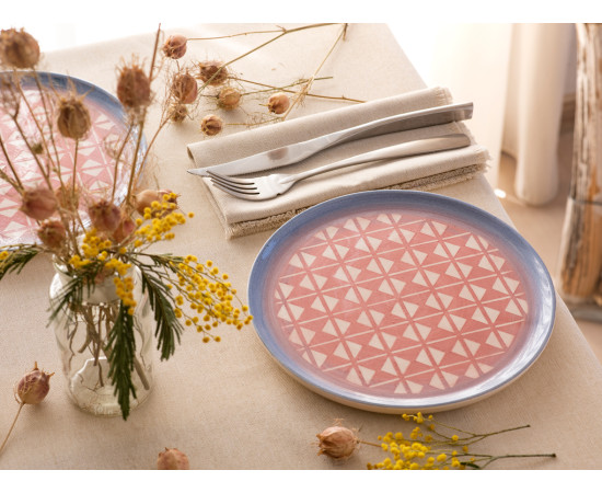 Plate - Carpet - Pink - BlueTabla