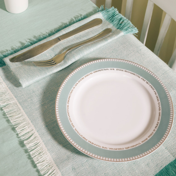 თეფში (2ც) - ბედიის ბარძიმი - ფაიფური - 20სმ, 7 სურათი