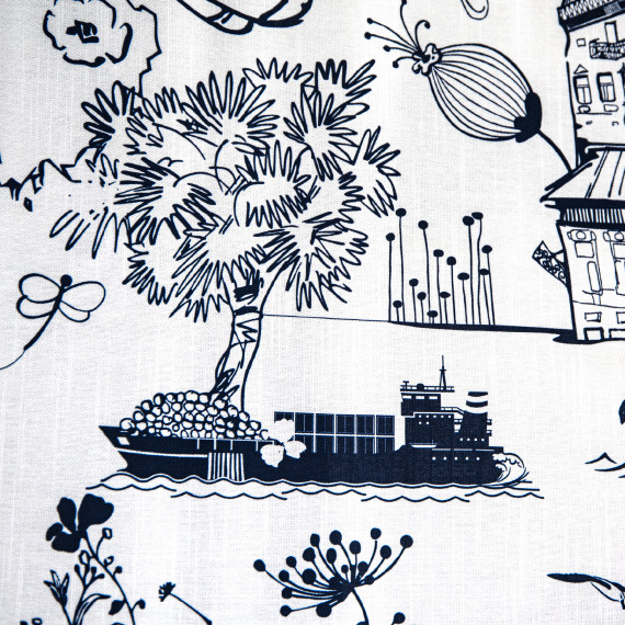 Tablecloth - Batumi - White - Polyester, ზომა: 210 x 140 სმ, Material: Polyester, 5 image Tablecloth - Batumi - White - Polyester, ზომა: 210 x 140 სმ, Material: Polyester, 5 image