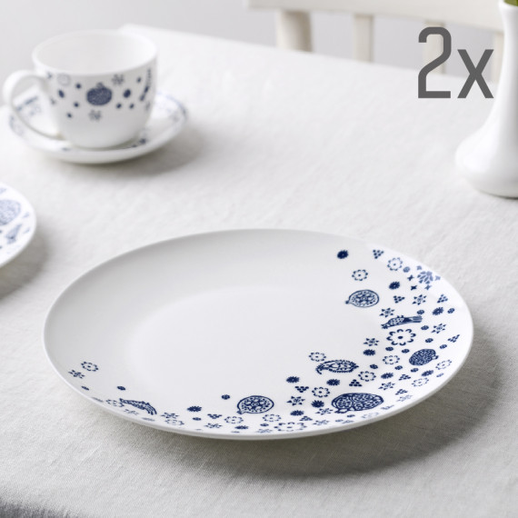 Plate (2 pcs) - Meidani - Porcelain - 25cm, 2 image