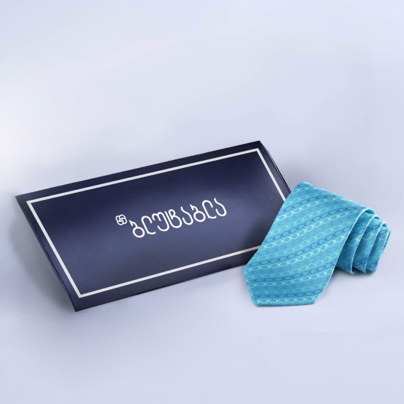 ჰალსტუხი - ცისფერი  ქვევრი, 6 სურათი