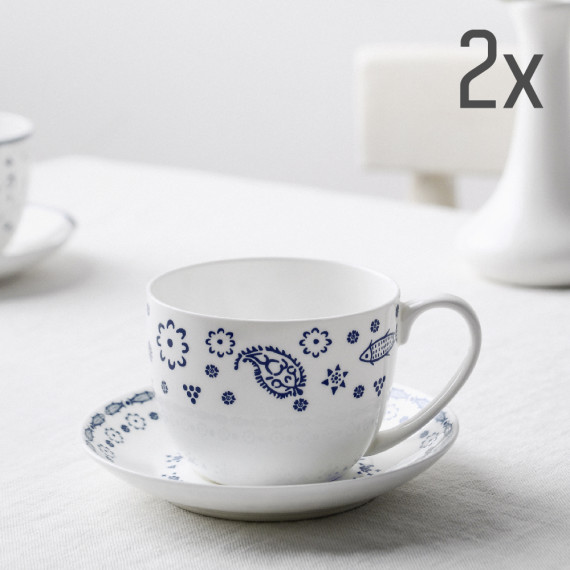 Cup (2 pcs) - Meidani - Porcelain - 7cm, 2 image
