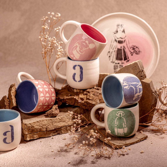 ჭიქა - მეთევზე- ხელნაკეთი, 5 სურათი