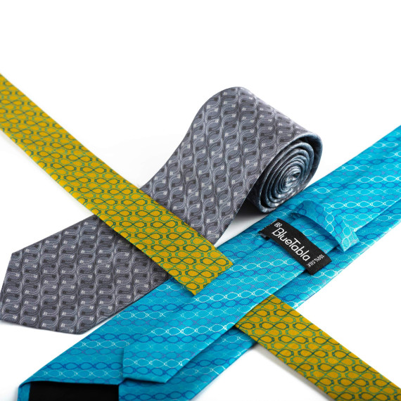 ჰალსტუხი - ცისფერი  ქვევრი, 3 სურათი