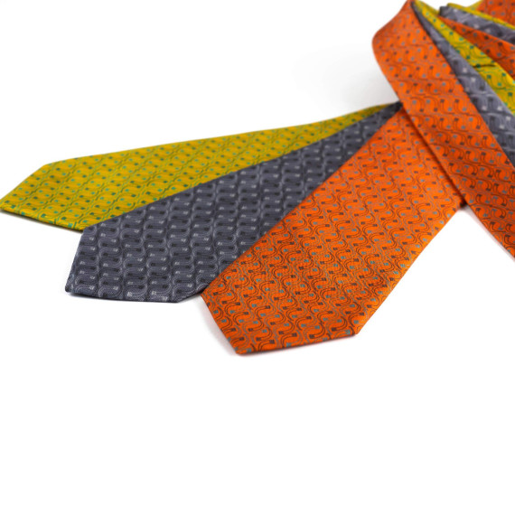 Tie - Grey Kantsi, 5 image Tie - Grey Kantsi, 5 image