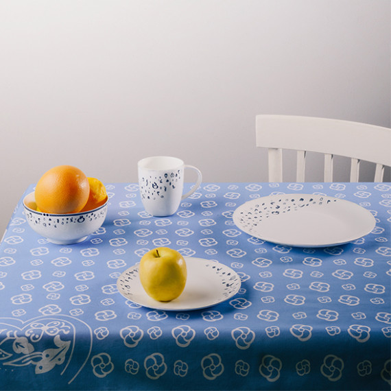 Plate (2 pcs) - Zen - Porcelain - 20cm - BlueTabla, 3 image