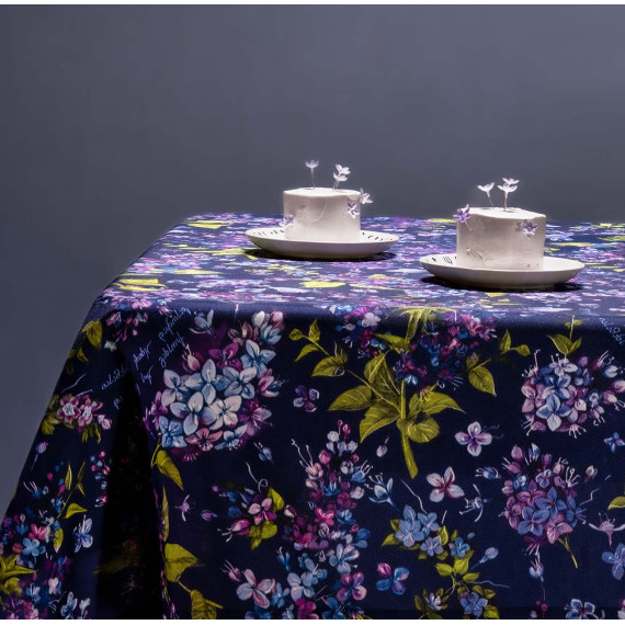 Tablecloth - Lilac - Purple, ზომა: 140 x 140 სმ, Material: Polyester