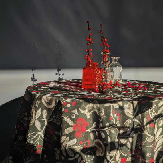 Tablecloth - New Year, ზომა: 140 x 140 სმ, Material: Polyester, 2 image