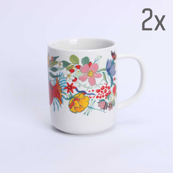 Mug (2 pcs) - Pomegranates garden, 2 image
