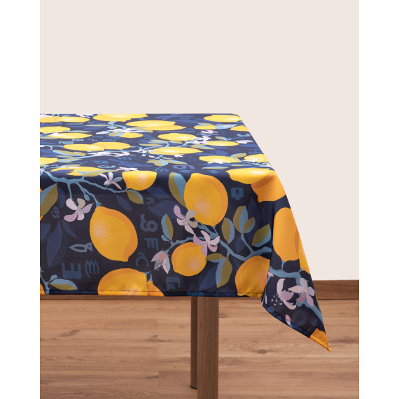 Tablecloth - Lemon, ზომა: 140 x 140 სმ, Material: Polyester, 2 image