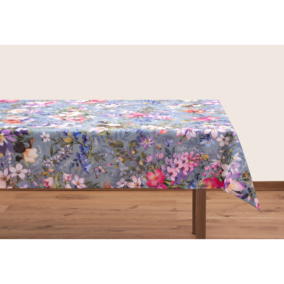 Tablecloth - Georgian Flora​ - light, ზომა: 210x140, 7 image