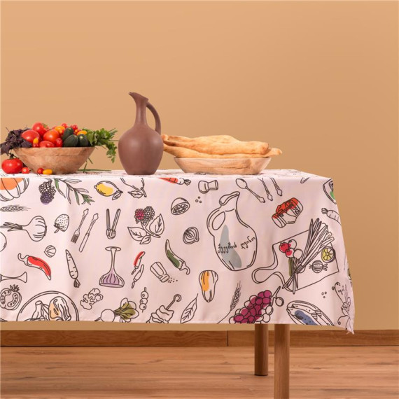 Tablecloth- Arifana, ტიპი: სუფრა, არიფანა: 140x140
