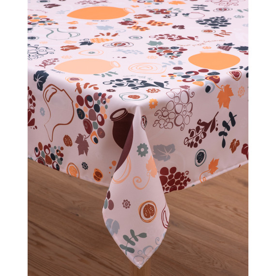 სუფრა - ქვევრები - თეთრი, ზომა: 140 x 140 სმ, აირჩიეთ მასალა: პოლიესტერი, 9 სურათი სუფრა - ქვევრები - თეთრი, ზომა: 140 x 140 სმ, აირჩიეთ მასალა: პოლიესტერი, 9 სურათი