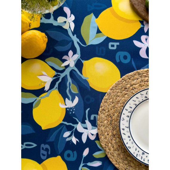 Tablecloth - Lemon, ზომა: 140 x 140 სმ, Material: Polyester, 9 image