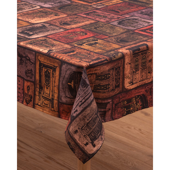 სუფრა - თბილისური კარები, ზომა: 140x140, 6 სურათი