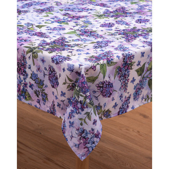 სუფრა - იასამანი - თეთრი, ზომა: 140 x 140 სმ, აირჩიეთ მასალა: პოლიესტერი, 7 სურათი სუფრა - იასამანი - თეთრი, ზომა: 140 x 140 სმ, აირჩიეთ მასალა: პოლიესტერი, 7 სურათი