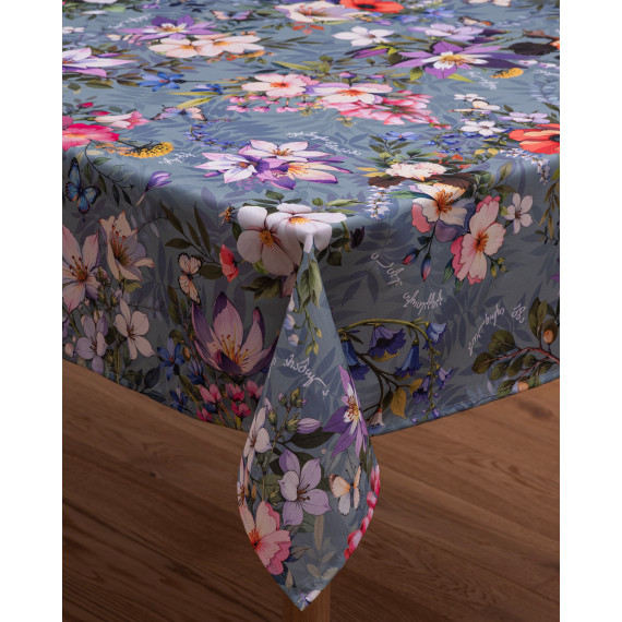 Tablecloth - Georgian Flora​ - light, ზომა: 210x140, 5 image