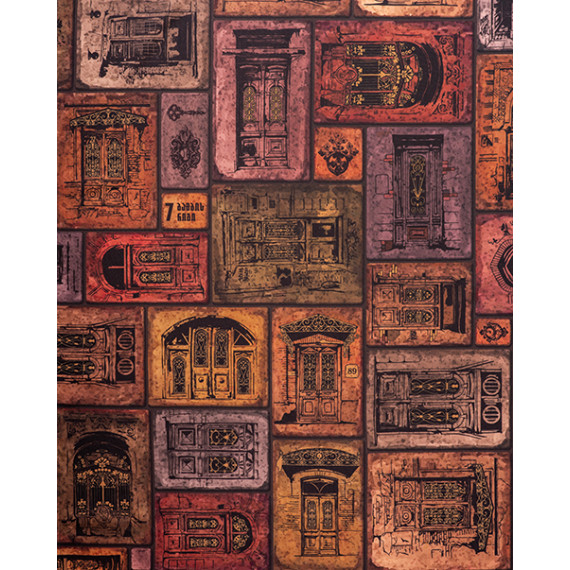 სუფრა - თბილისური კარები, ზომა: 140x140, 7 სურათი