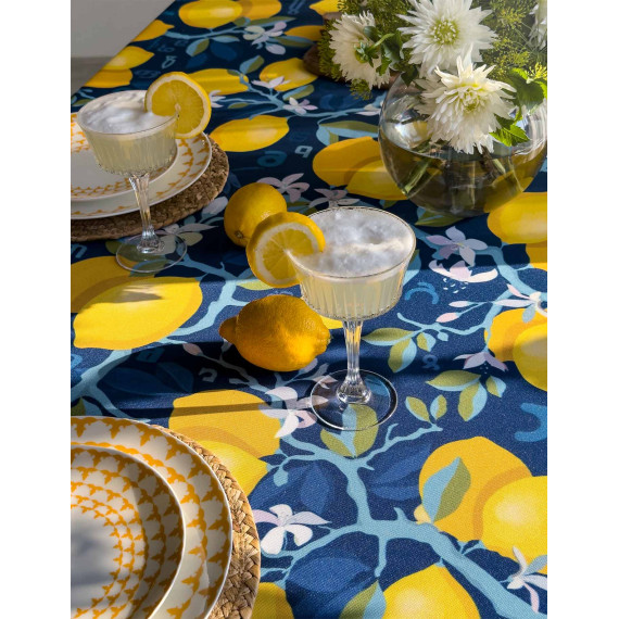 Tablecloth - Lemon, ზომა: 140 x 140 სმ, Material: Polyester, 5 image