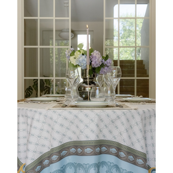 სუფრა - ბარძიმი, ზომა: 140x140, 3 სურათი