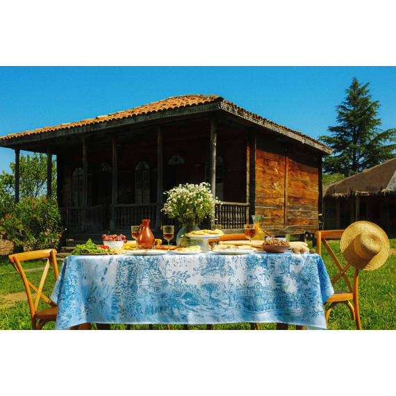 Tablecloth - Imereti, ზომა: 210 x 140 სმ, Material: Polyester, 3 image Tablecloth - Imereti, ზომა: 210 x 140 სმ, Material: Polyester, 3 image