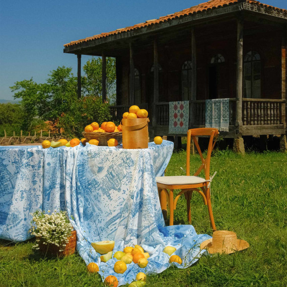 Tablecloth - Imereti, ზომა: 210 x 140 სმ, Material: Polyester, 5 image Tablecloth - Imereti, ზომა: 210 x 140 სმ, Material: Polyester, 5 image