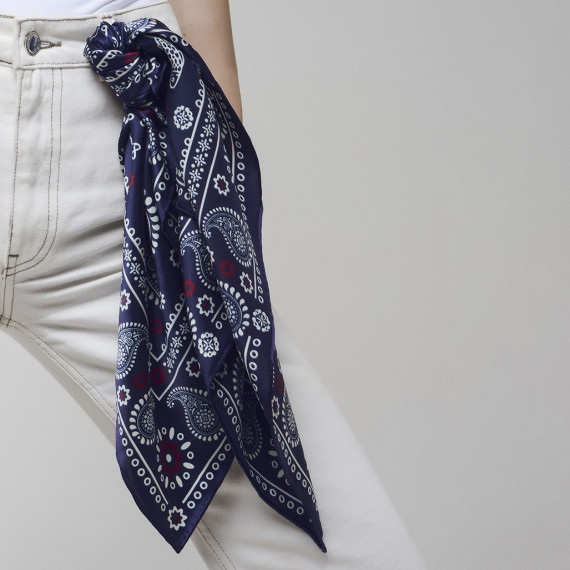 Silk Scarf - Kala - Purple, 2 image