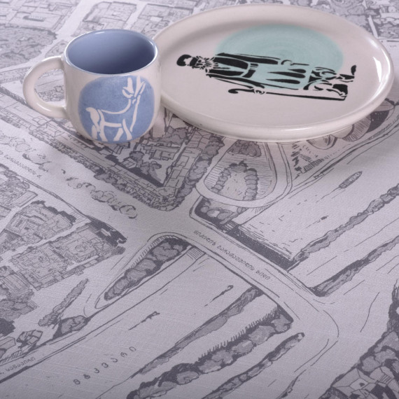 Tablecloth - Tbilisi, ზომა: 140 x 140 სმ, Material: Polyester, 3 image