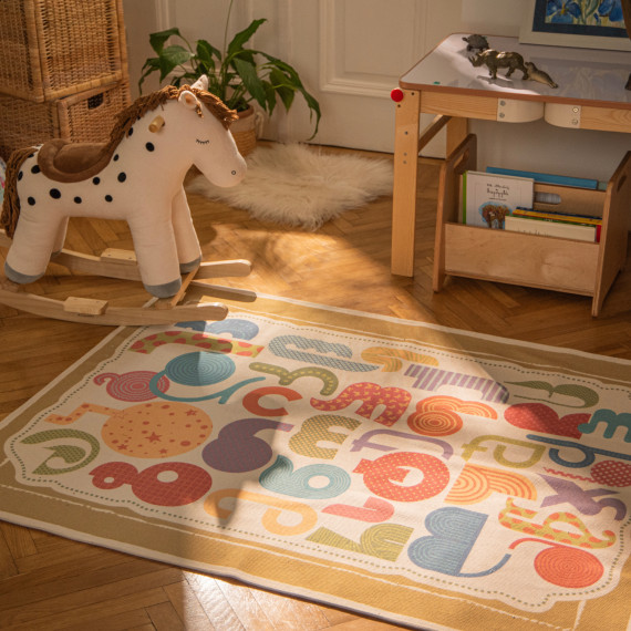 საბავშვო ხალიჩა - მწვანე, 2 სურათი